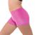 Childrens Electric Pink Smooth Velvet Hot Pants