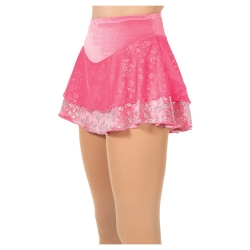 Childrens Sheer & Shimmer Ice Skating Skirts in Pink or Purple