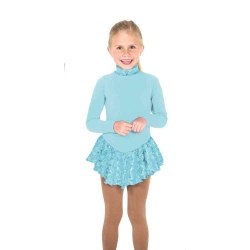 Jerrys Girls Fancy Fleece Crystal Blue Ice Skating Dress (195)