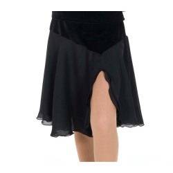 Ladies Black Dance Ice Skating Skirt