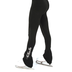 Ladies Blade Bling Ankle Fleece Ice Skating Leggings