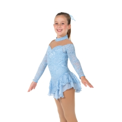 Jerrys Childrens Whimsey Ice Skating Dress: Crystal Blue (125)