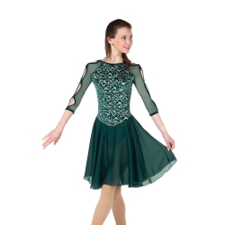 Jerrys Ladies Clover Cotillion Ladies Ice Dance Dress (102)