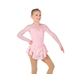 Jerrys Childrens Crystal Kisses Ice Skating Dress: Pink (154)