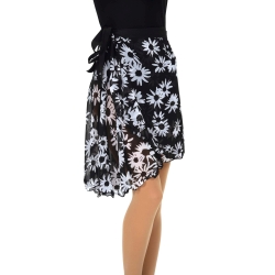 Ladies Daisy Ice Dance Wrap Skating Skirt