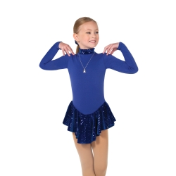 Jerrys Girls Fancy Fleece Ice Skating Dress: Royal Blue (195)