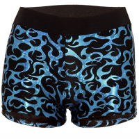 Flame Blue Hot Pants