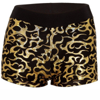 Flame Gold Childrens Hot Pants