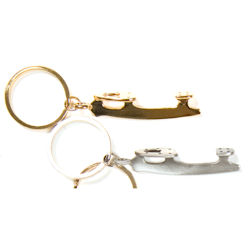 Ice Skate Blade Keyring