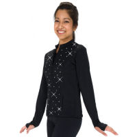 Childrens Crystal Fab Fleece  Ice Skating Jacket