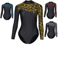 Childrens Ice Skating Leotard - Fire