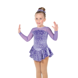Jerrys Girls Ice Whirl Competition Ice Skate Dress: Crocus Purple (177)