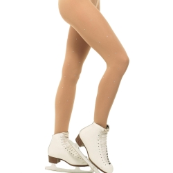 Ladies Intermezzo Footed Skating Tights with Rhinestones