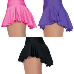 Lycra Single Ice Skating Skirts - Child