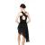 Jerrys Sequin Chasse Ice Dance Dress Jet Black