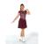 Jerrys Waltzing in Wine Ice Dance Dress