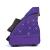 Diamond Crystal Ice Skating Shoulder Bag Purple