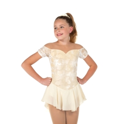 Jerrys Childrens Silk Cameo Skate Dress: Champagne Silk (40)