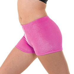 Childrens Smooth Velvet Hot Pants