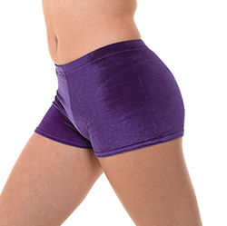 Ladies Smooth Velvet Hot Pants