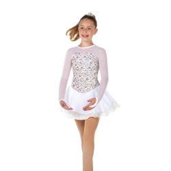 Jerrys Ladies Snow Gold Ice Skating Dress (130)