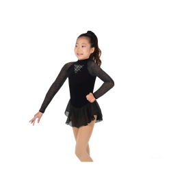 Jerrys Girls Starbite Ice Skating Dress: Jet Black (189)