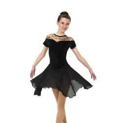 Jerrys Ladies Swirling Shoulders Ice Dance Dress (96)