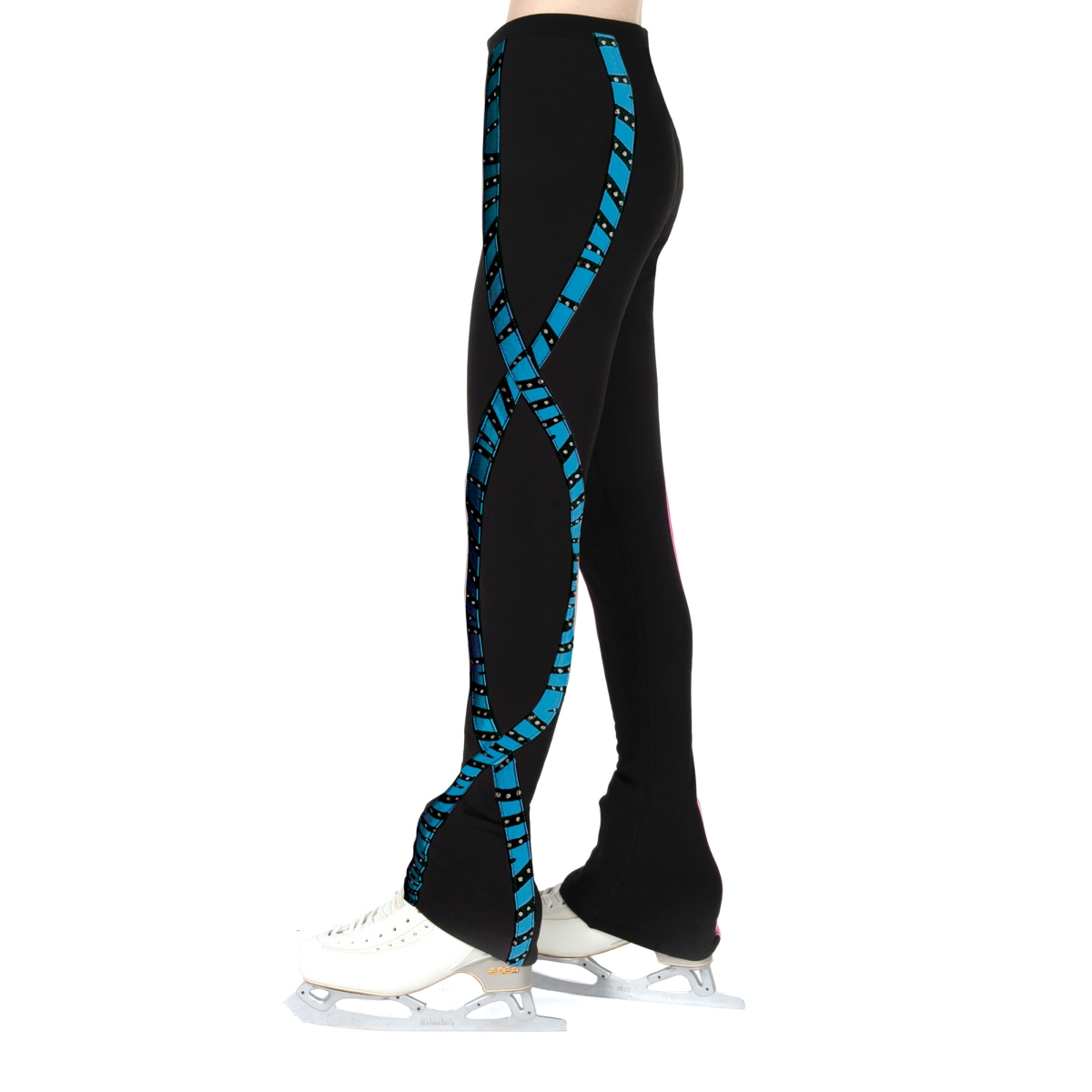 Ladies Tiger Tail Fleece Ice Skating Leggings, Choice of 4 Colours