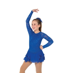 Jerrys Childrens Tulip Lace Dress: Royal Blue (142)