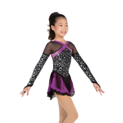 Jerrys Childrens Wish Upon A Swish Ice Skating Dress: Violet(134)